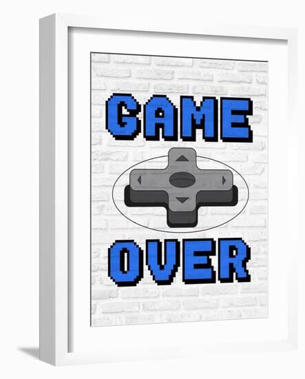 Game Over-Kimberly Allen-Framed Art Print