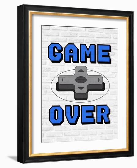 Game Over-Kimberly Allen-Framed Art Print