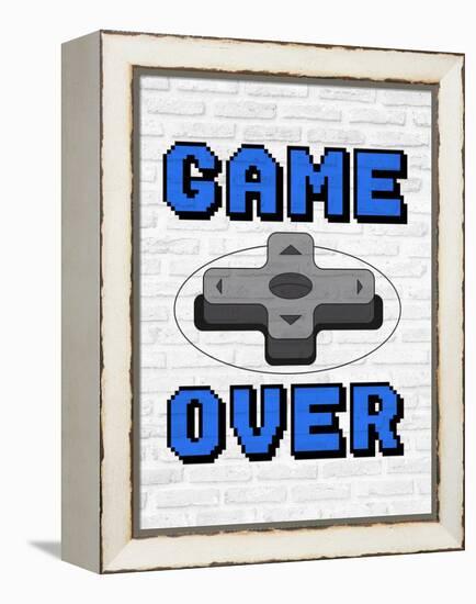 Game Over-Kimberly Allen-Framed Stretched Canvas