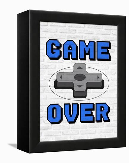 Game Over-Kimberly Allen-Framed Stretched Canvas