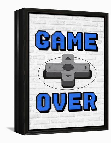 Game Over-Kimberly Allen-Framed Stretched Canvas