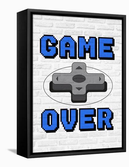 Game Over-Kimberly Allen-Framed Stretched Canvas