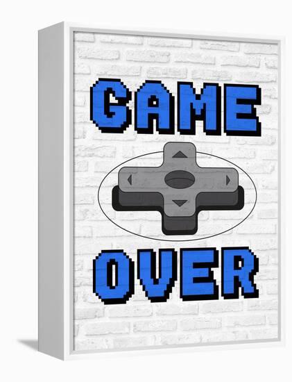 Game Over-Kimberly Allen-Framed Stretched Canvas