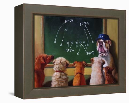 Game Plan-Lucia Heffernan-Framed Stretched Canvas