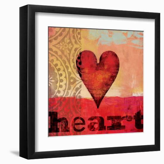 Game Play Heart-Alan Hopfensperger-Framed Art Print