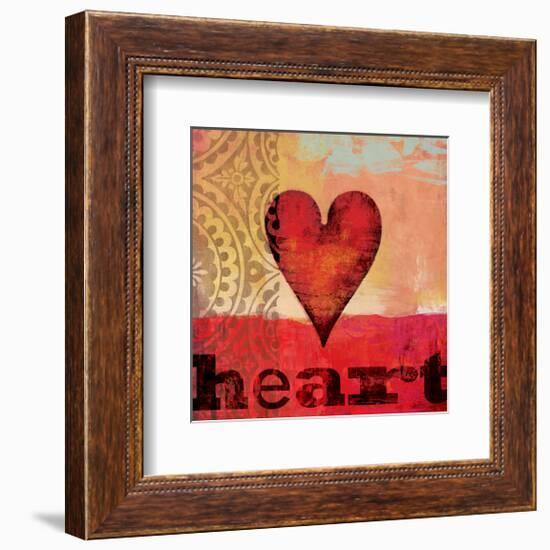 Game Play Heart-Alan Hopfensperger-Framed Art Print