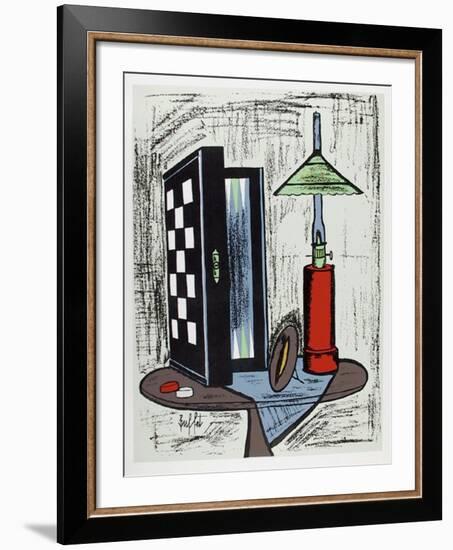 Game Table-Bernard Buffet-Framed Collectable Print