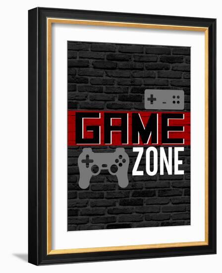 Game Zone-Kimberly Allen-Framed Art Print