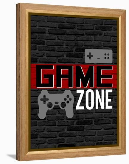 Game Zone-Kimberly Allen-Framed Stretched Canvas