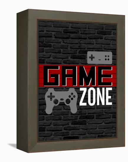 Game Zone-Kimberly Allen-Framed Stretched Canvas