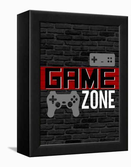 Game Zone-Kimberly Allen-Framed Stretched Canvas