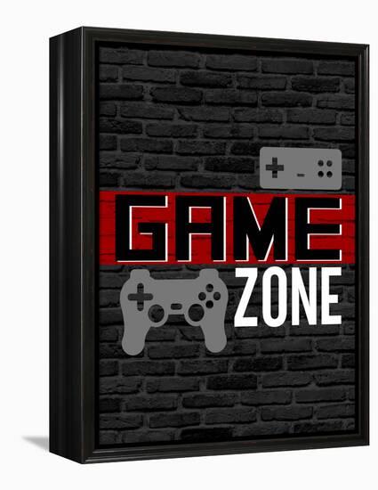 Game Zone-Kimberly Allen-Framed Stretched Canvas