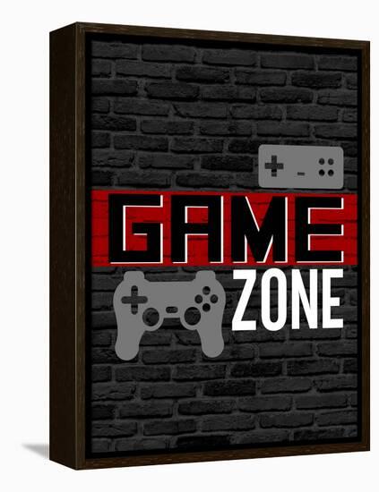 Game Zone-Kimberly Allen-Framed Stretched Canvas