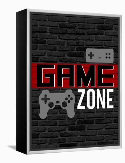 Game Zone-Kimberly Allen-Framed Stretched Canvas