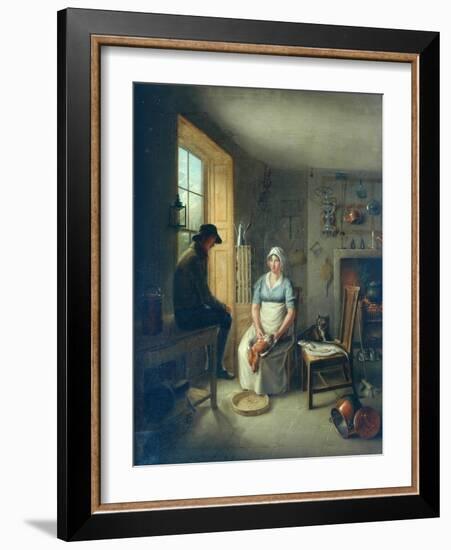 Gamekeeper and Cook-Sir David Wilkie-Framed Giclee Print