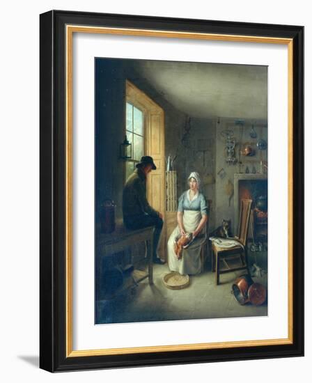 Gamekeeper and Cook-Sir David Wilkie-Framed Giclee Print