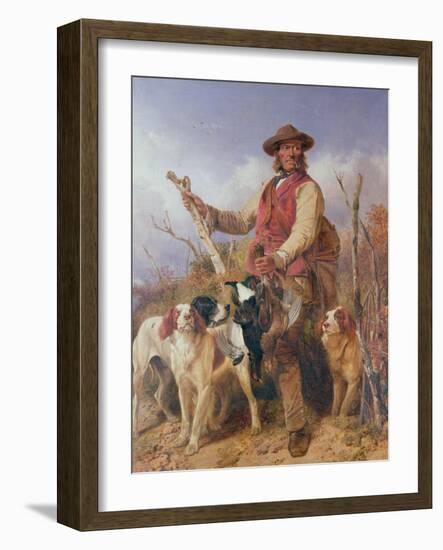 Gamekeeper with Dogs-Richard Ansdell-Framed Giclee Print