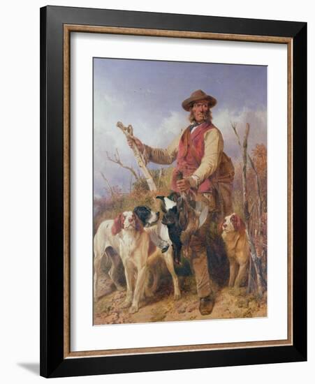 Gamekeeper with Dogs-Richard Ansdell-Framed Giclee Print