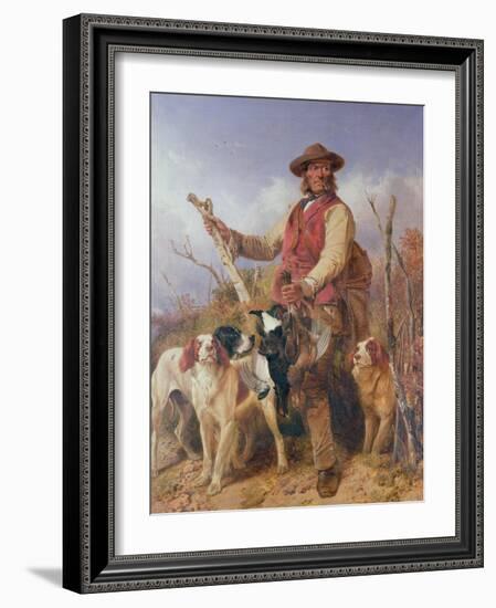 Gamekeeper with Dogs-Richard Ansdell-Framed Giclee Print