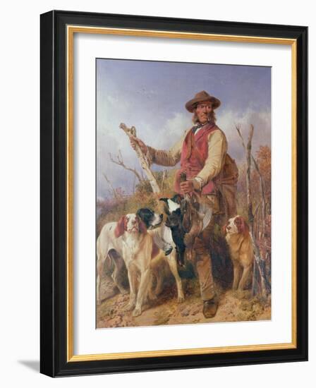 Gamekeeper with Dogs-Richard Ansdell-Framed Giclee Print