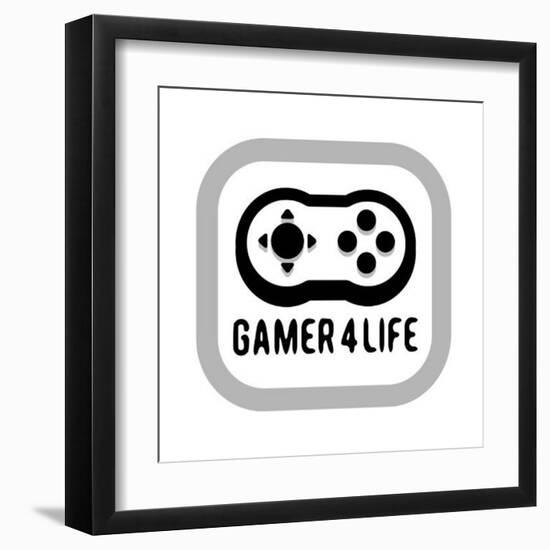 Gamer Life-Enrique Rodriguez Jr.-Framed Art Print