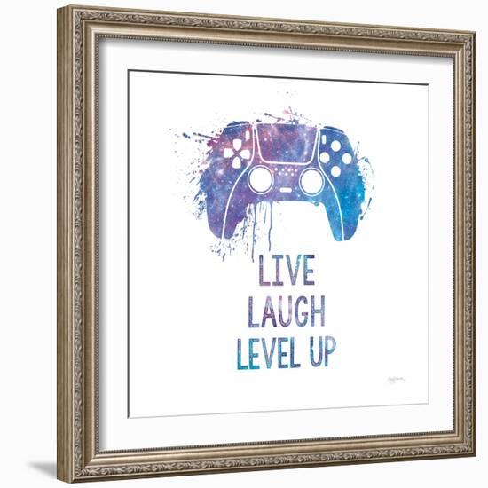 Gamer Splash II Live Sq-Mary Urban-Framed Art Print