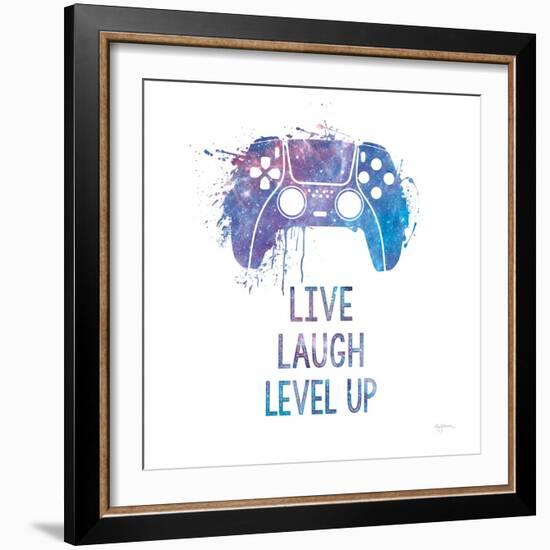 Gamer Splash II Live Sq-Mary Urban-Framed Art Print