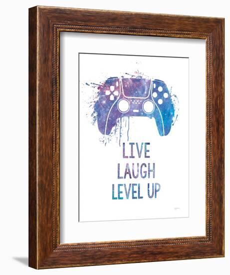 Gamer Splash II Live-Mary Urban-Framed Art Print