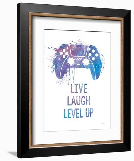 Gamer Splash II Live-Mary Urban-Framed Art Print