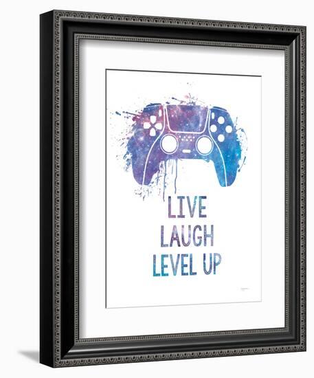 Gamer Splash II Live-Mary Urban-Framed Art Print