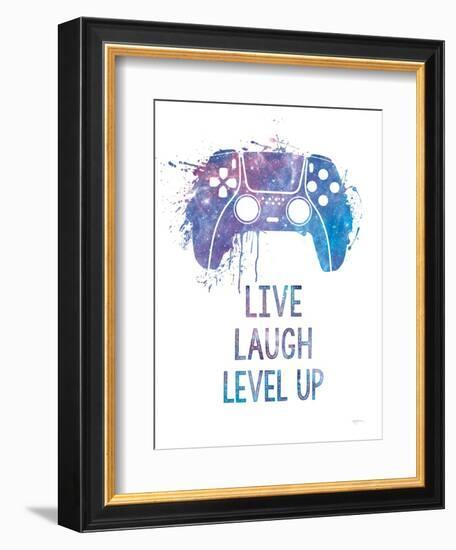 Gamer Splash II Live-Mary Urban-Framed Art Print