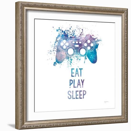 Gamer Splash III Play Sq-Mary Urban-Framed Art Print