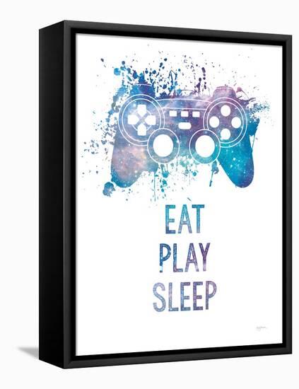 Gamer Splash III Play-Mary Urban-Framed Stretched Canvas