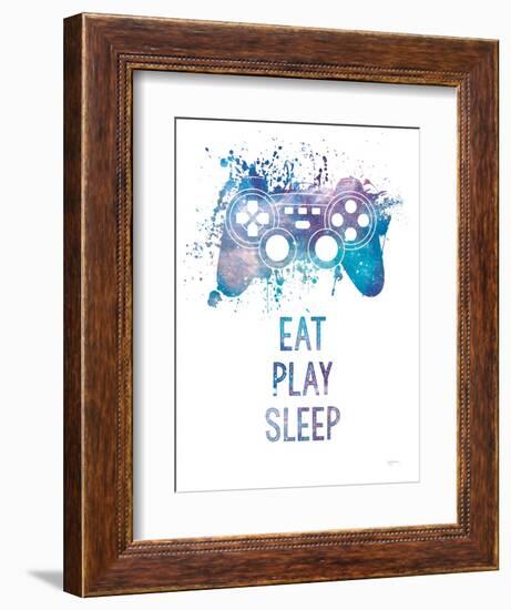 Gamer Splash III Play-Mary Urban-Framed Art Print