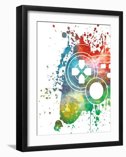 Gamer Splash VI Bright-Mary Urban-Framed Art Print