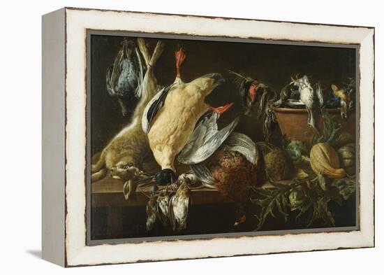 Games and Vegetables-Adriaen van Utrecht-Framed Premier Image Canvas