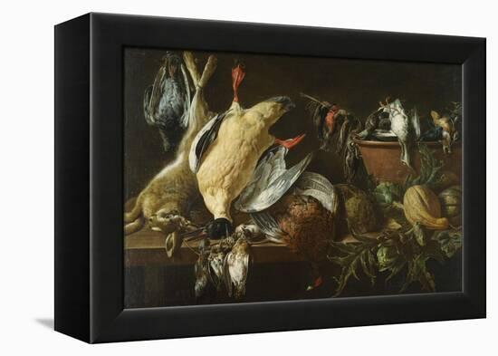 Games and Vegetables-Adriaen van Utrecht-Framed Premier Image Canvas