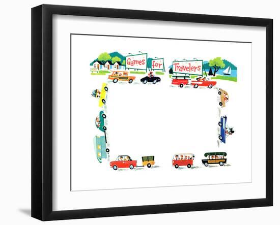 Games for Travelers - Jack & Jill-Helen Hamilton-Framed Giclee Print