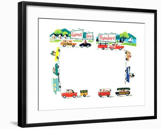 Games for Travelers - Jack & Jill-Helen Hamilton-Framed Giclee Print