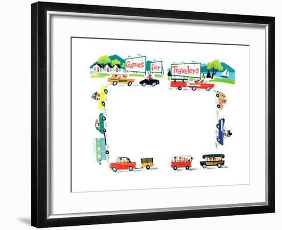 Games for Travelers - Jack & Jill-Helen Hamilton-Framed Giclee Print