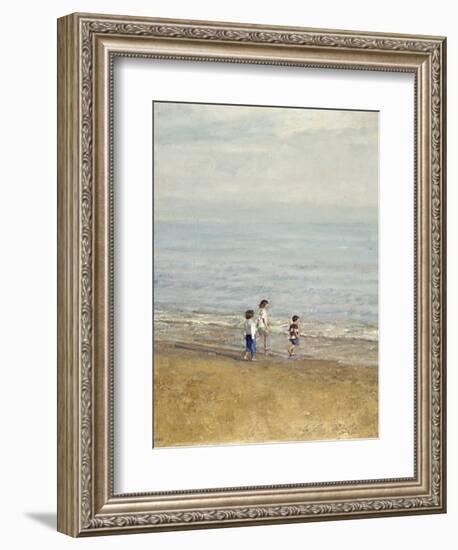 Games on the Beach-Alicia Grau-Framed Giclee Print