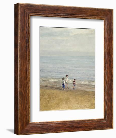 Games on the Beach-Alicia Grau-Framed Giclee Print