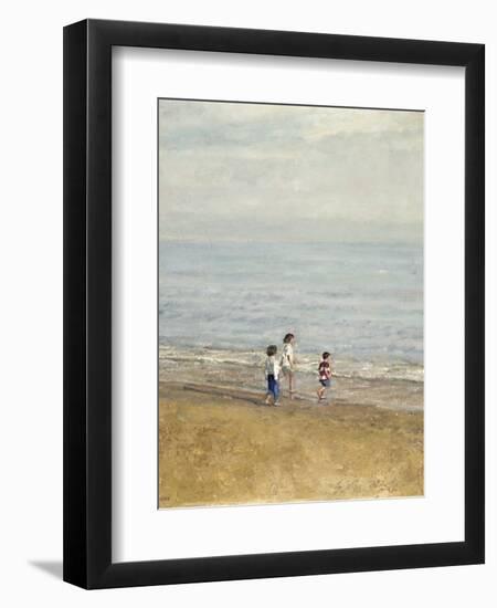 Games on the Beach-Alicia Grau-Framed Giclee Print