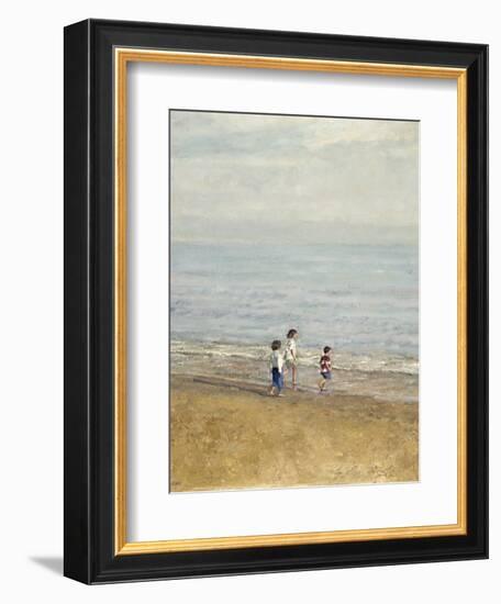 Games on the Beach-Alicia Grau-Framed Giclee Print