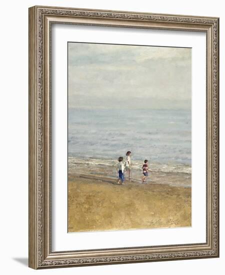 Games on the Beach-Alicia Grau-Framed Giclee Print