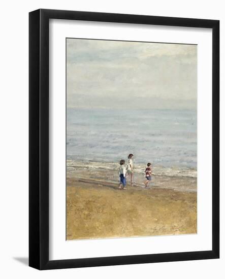 Games on the Beach-Alicia Grau-Framed Giclee Print