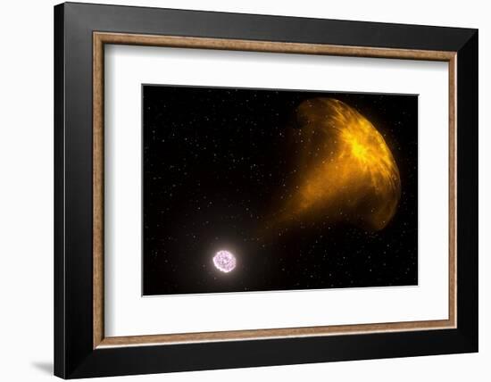 Gamma Ray Burst from Colliding Neutron Stars-null-Framed Photographic Print