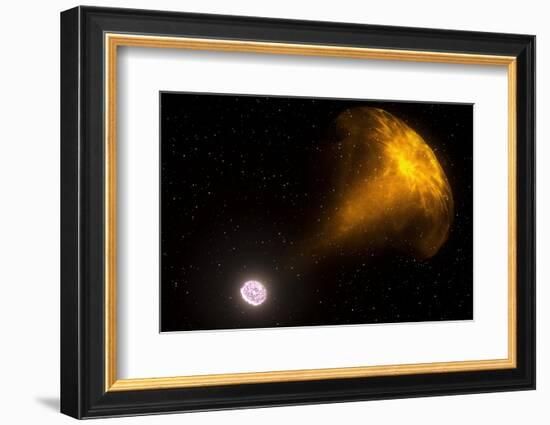 Gamma Ray Burst from Colliding Neutron Stars-null-Framed Photographic Print