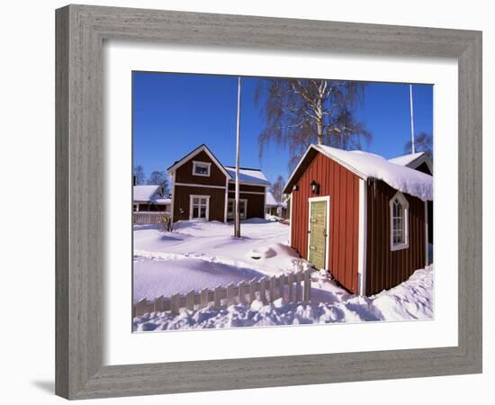 Gammelstad (Lulea Old City) UNESCO World Heritage Site, Lapland, Sweden, Scandinavia, Europe-Sergio Pitamitz-Framed Photographic Print