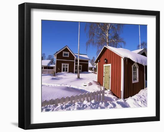 Gammelstad (Lulea Old City) UNESCO World Heritage Site, Lapland, Sweden, Scandinavia, Europe-Sergio Pitamitz-Framed Photographic Print